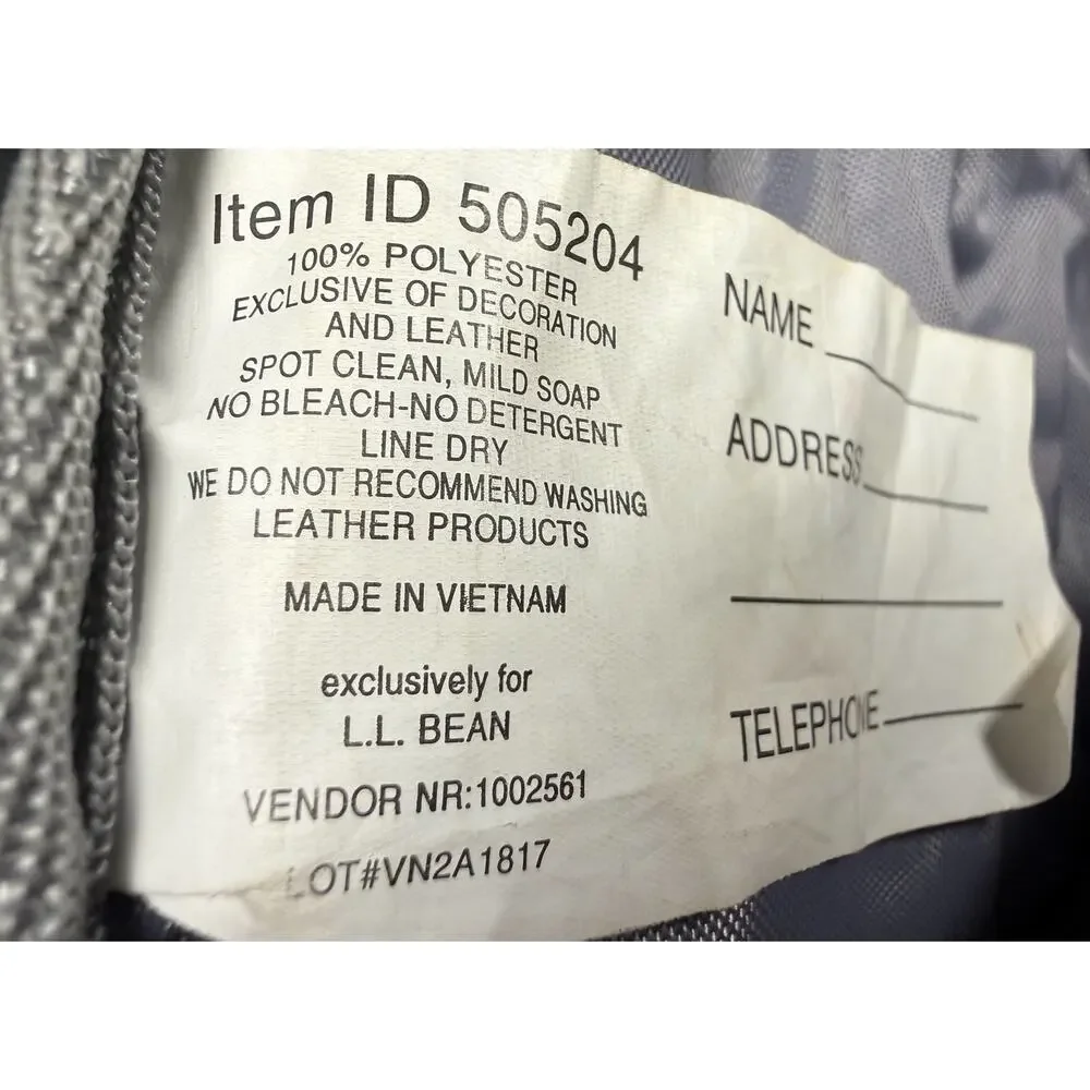 L.L.Bean Teal Floral School Backpack – Excellent Condition